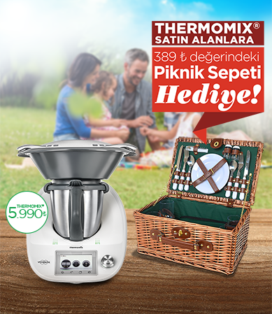 Thermomıx Satın Alanlara 389 TL Değerindeki Piknik Sepeti Hediye Thermomıx Satın Alanlara 389 TL Değerindeki Piknik Sepeti Hediye