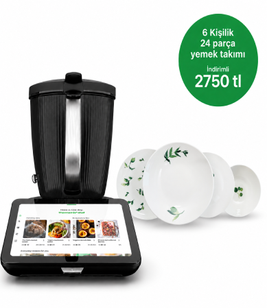 THERMOMIX TM7 (TM7 + 6 Kişilik 24 Parça Yemek Takımı)